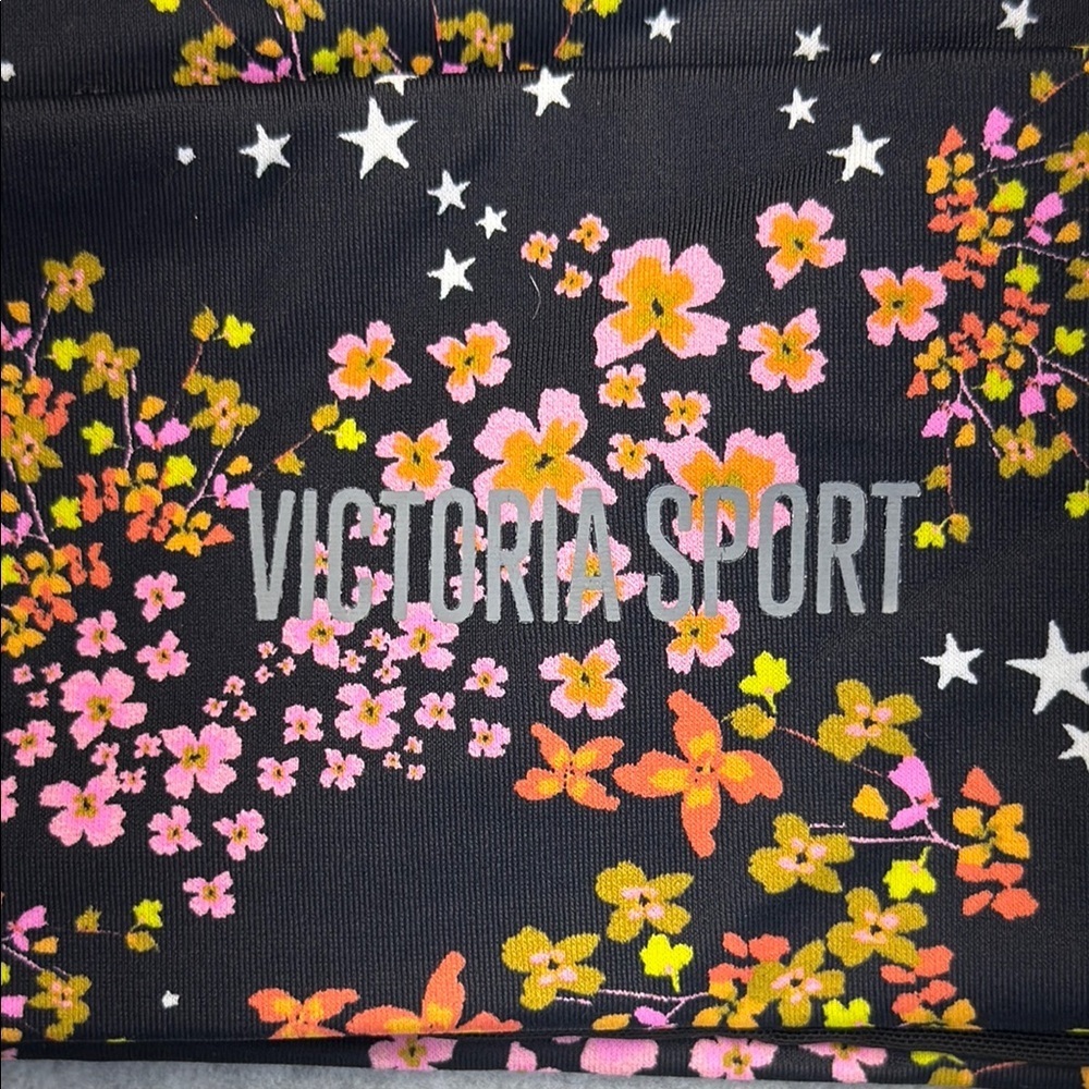 Victoria's Secret Black Floral Sports Bra - Picture 4 of 7